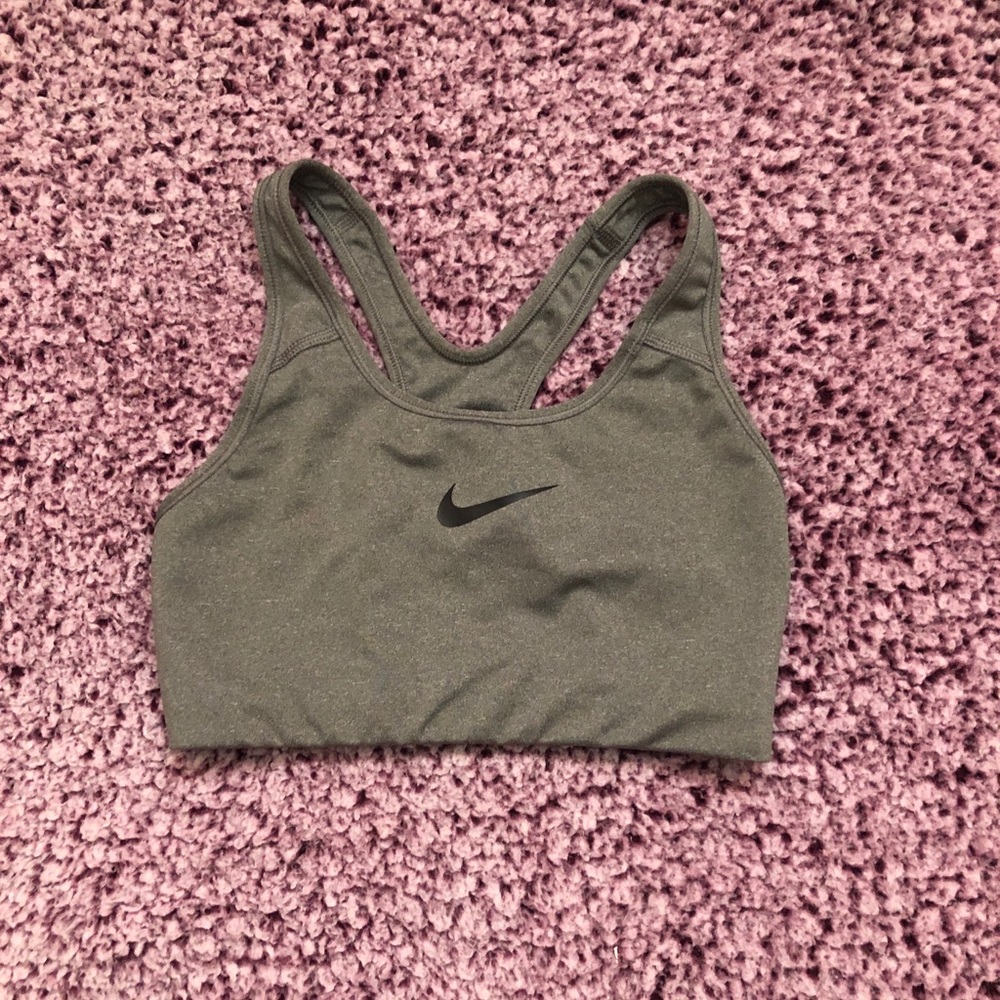 Grey nike sports bra!